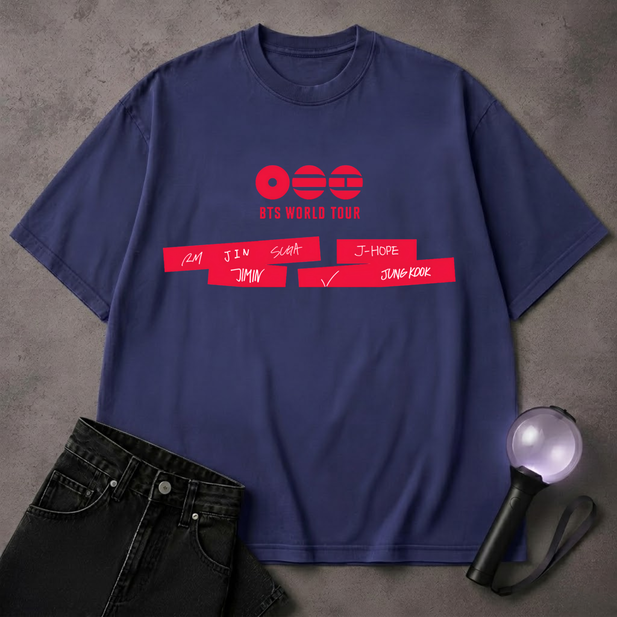 BTS World Tour concert 2026, Bangtan Comeback Arirang t-shirt