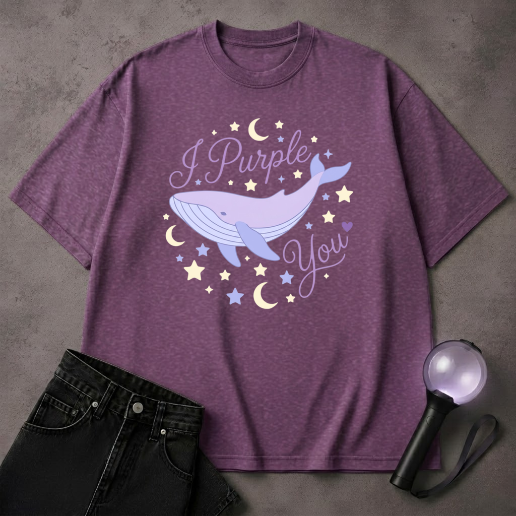 I Purple You T-Shirt | BTS Fan Gift | ARMY Purple Aesthetic Tee