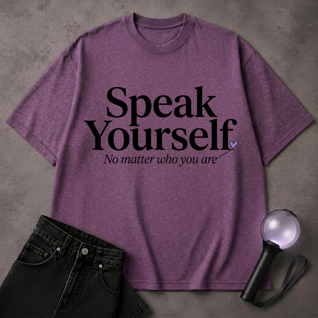 Speak Yourself RM Kim Nam-joon T-Shirt | ARMY Concert Beautifull Message Shirt | Kpop Fan Gift
