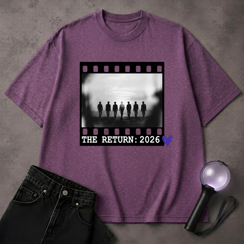 BTS The Return 2026 T-Shirt | ARMY Comeback Fan Shirt | Kpop Tee