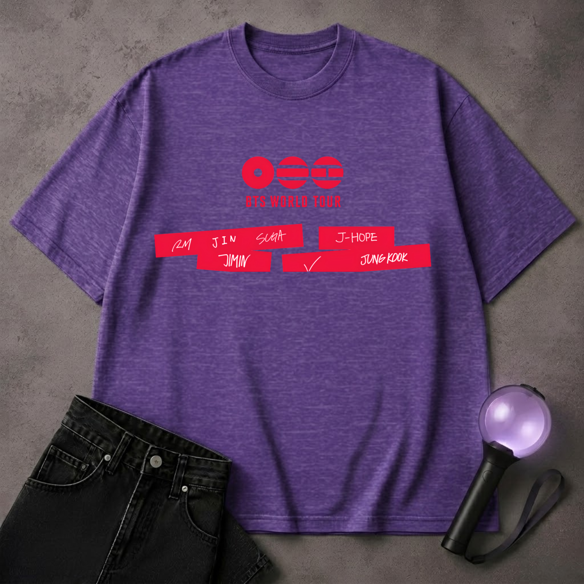 BTS World Tour concert 2026, Bangtan Comeback Arirang t-shirt