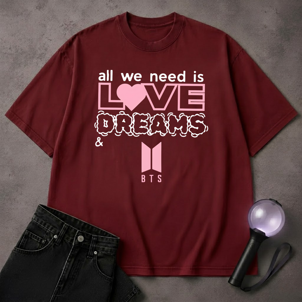 BTS x Stray Kids Fan T-Shirt | Kpop Love T-Shirt |  Kpop Gift