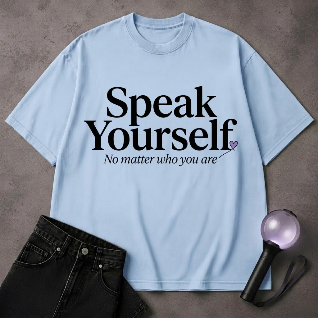 Speak Yourself RM Kim Nam-joon T-Shirt | ARMY Concert Beautifull Message Shirt | Kpop Fan Gift