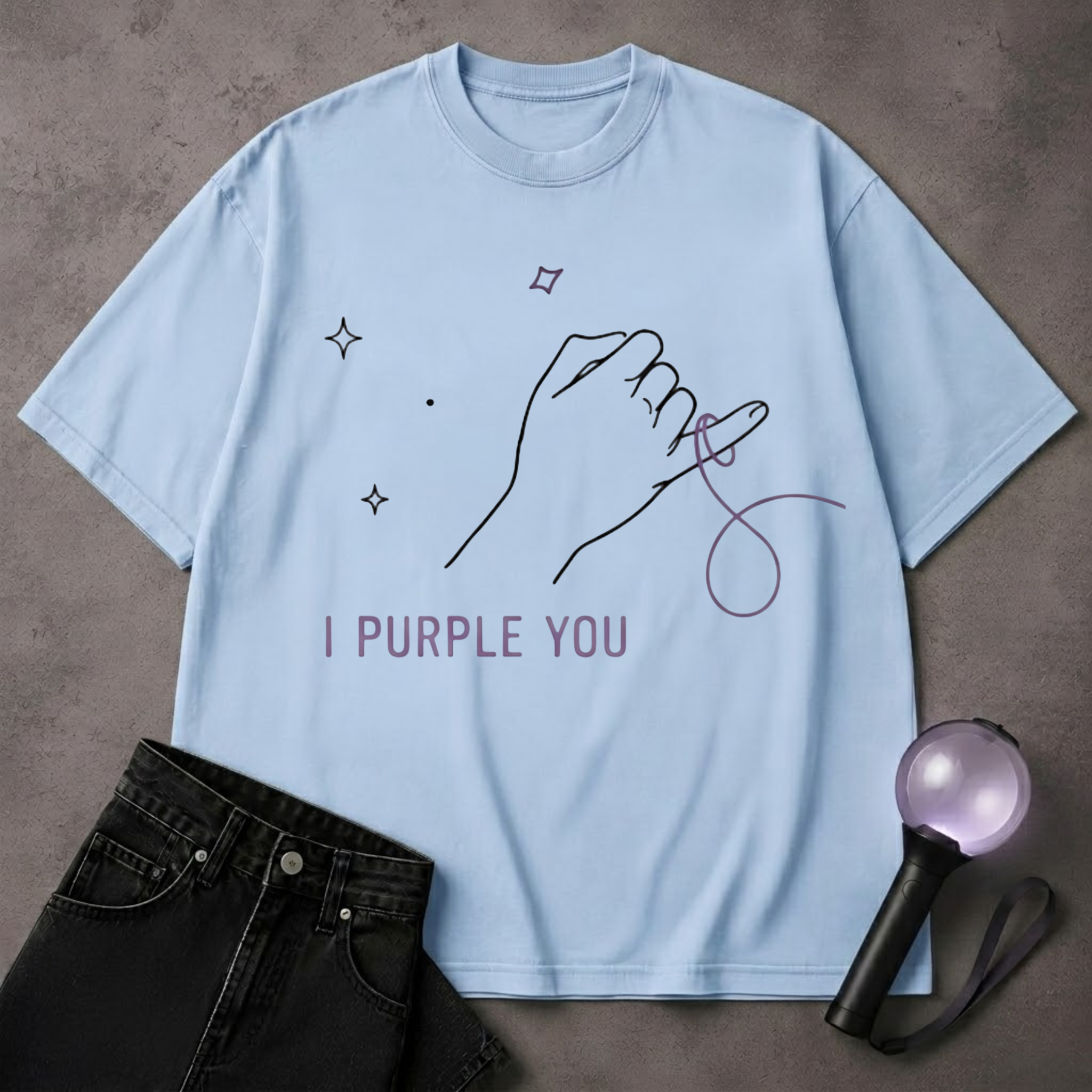 I Purple You BTS Friendship T-Shirt | BTS Inspired ARMY Best Friend Tee