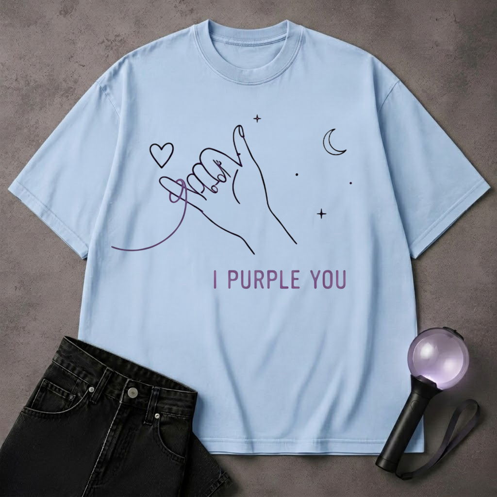 I Purple You BTS Friendship T-Shirt | BTS Inspired ARMY Best Friend Tee