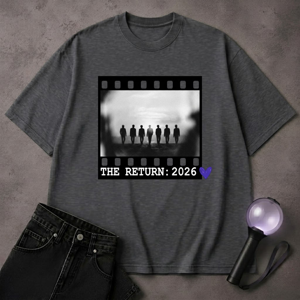 BTS The Return 2026 T-Shirt | ARMY Comeback Fan Shirt | Kpop Tee