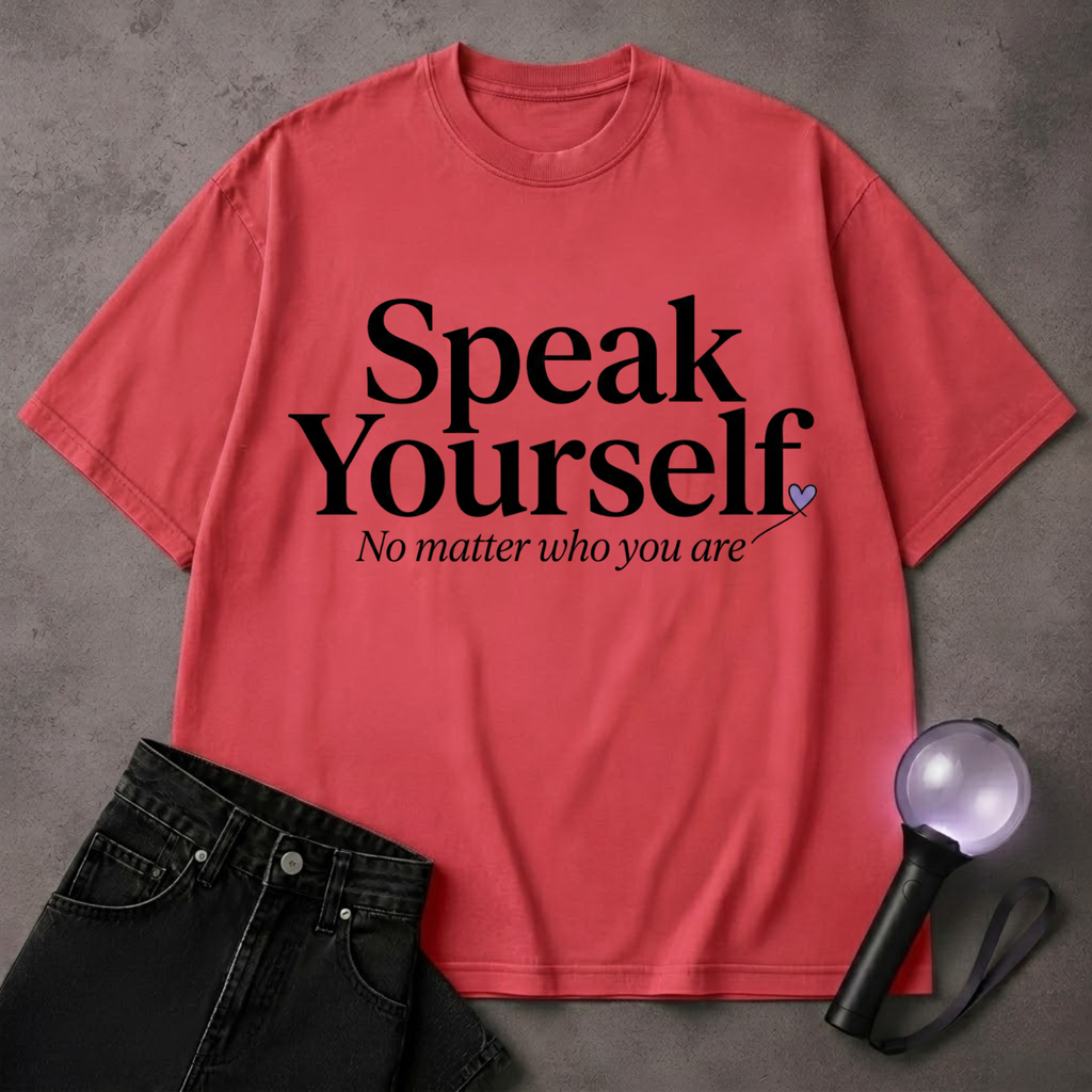 Speak Yourself RM Kim Nam-joon T-Shirt | ARMY Concert Beautifull Message Shirt | Kpop Fan Gift