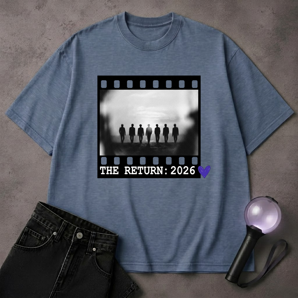 BTS The Return 2026 T-Shirt | ARMY Comeback Fan Shirt | Kpop Tee