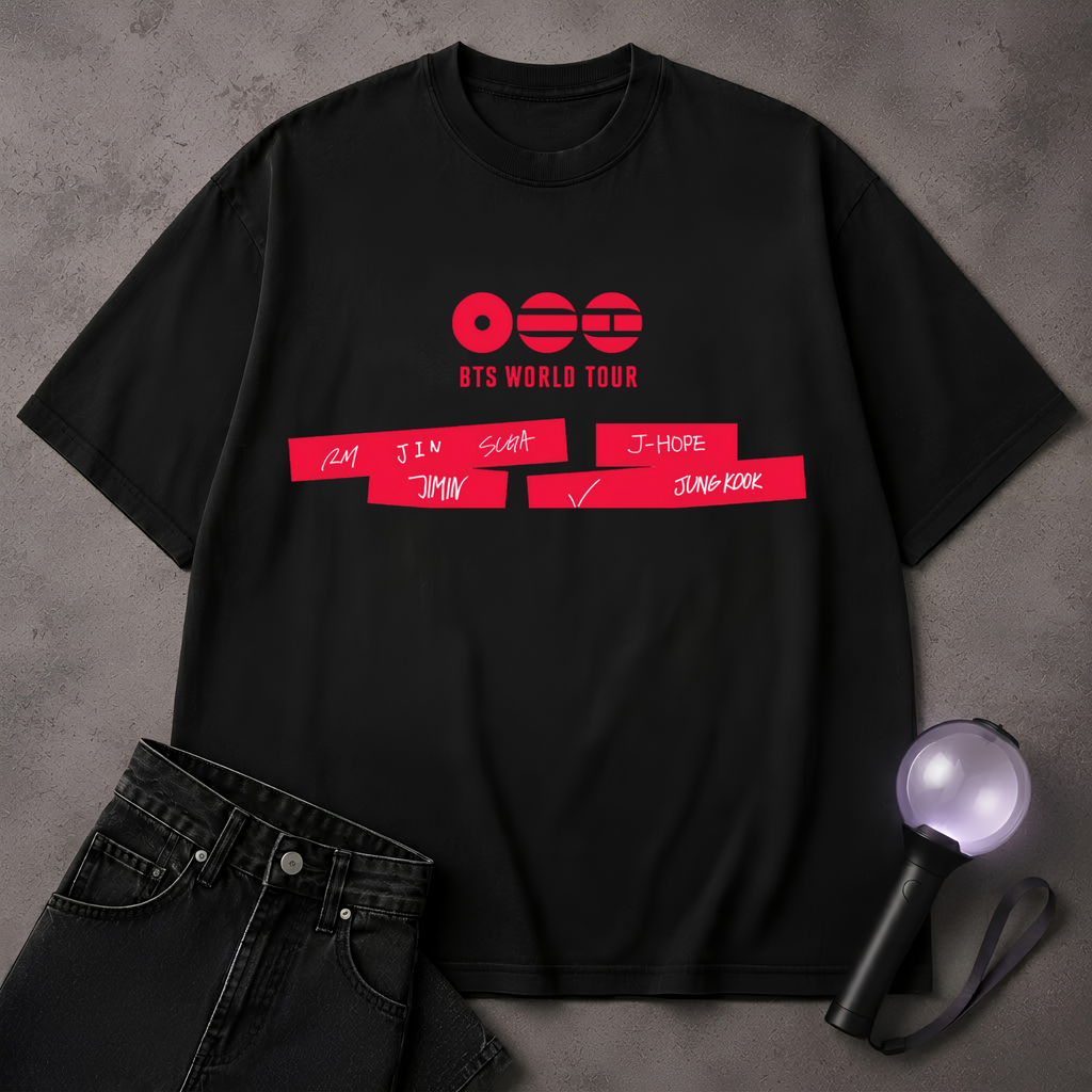 BTS World Tour concert 2026, Bangtan Comeback Arirang t-shirt