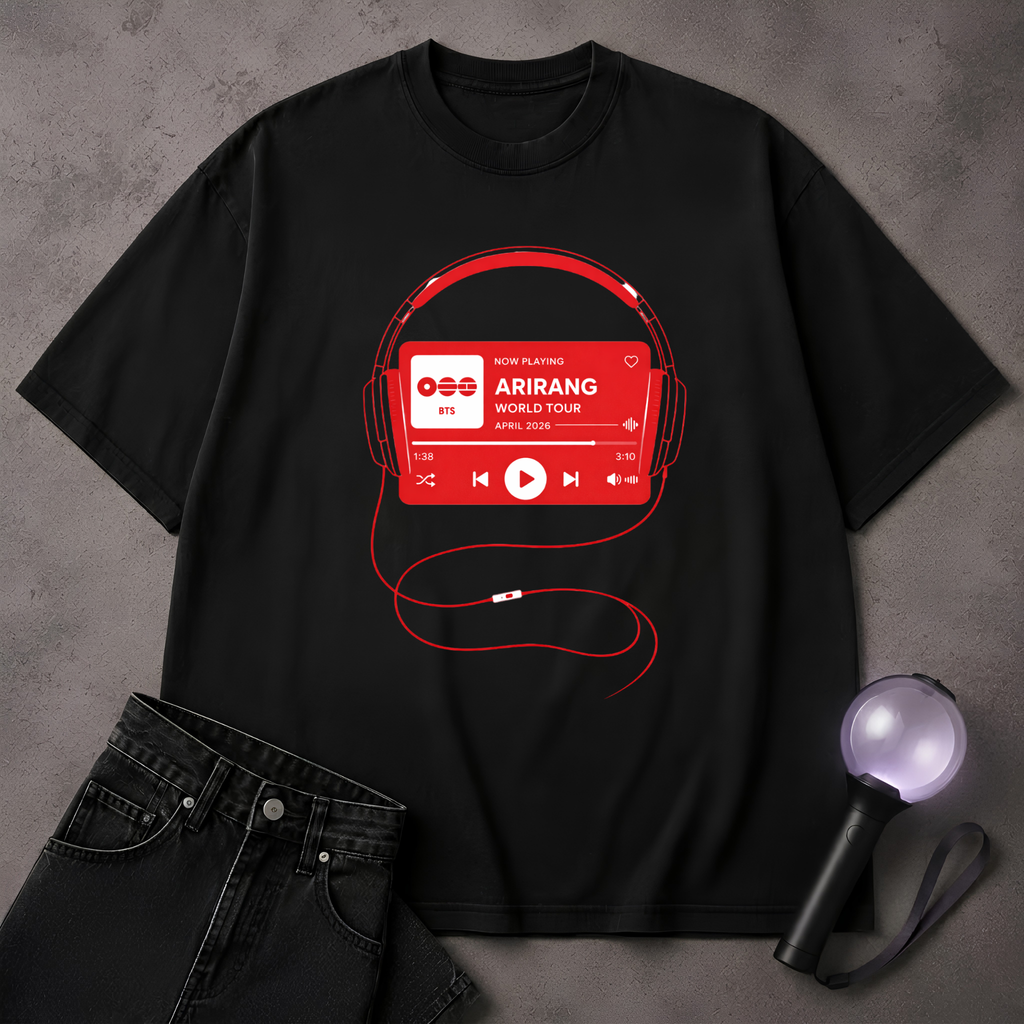 Spotify BTS Arirang Song T-Shirt | Kpop Music Fan Tee | ARMY Gift