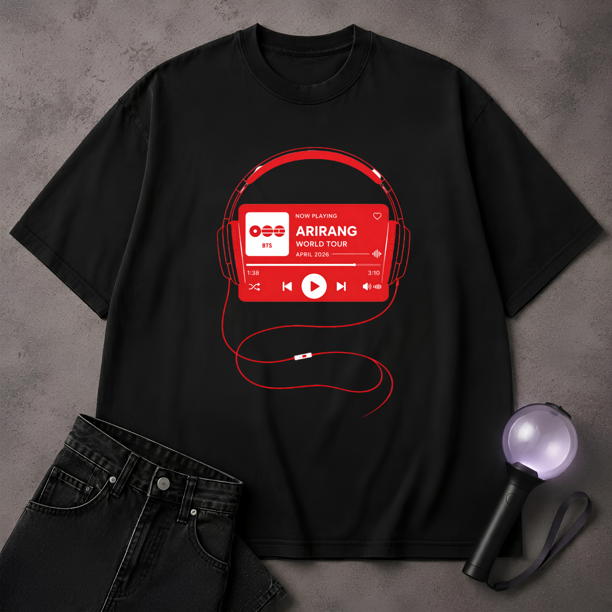 Spotify BTS Arirang Song T-Shirt | Kpop Music Fan Tee | ARMY Gift