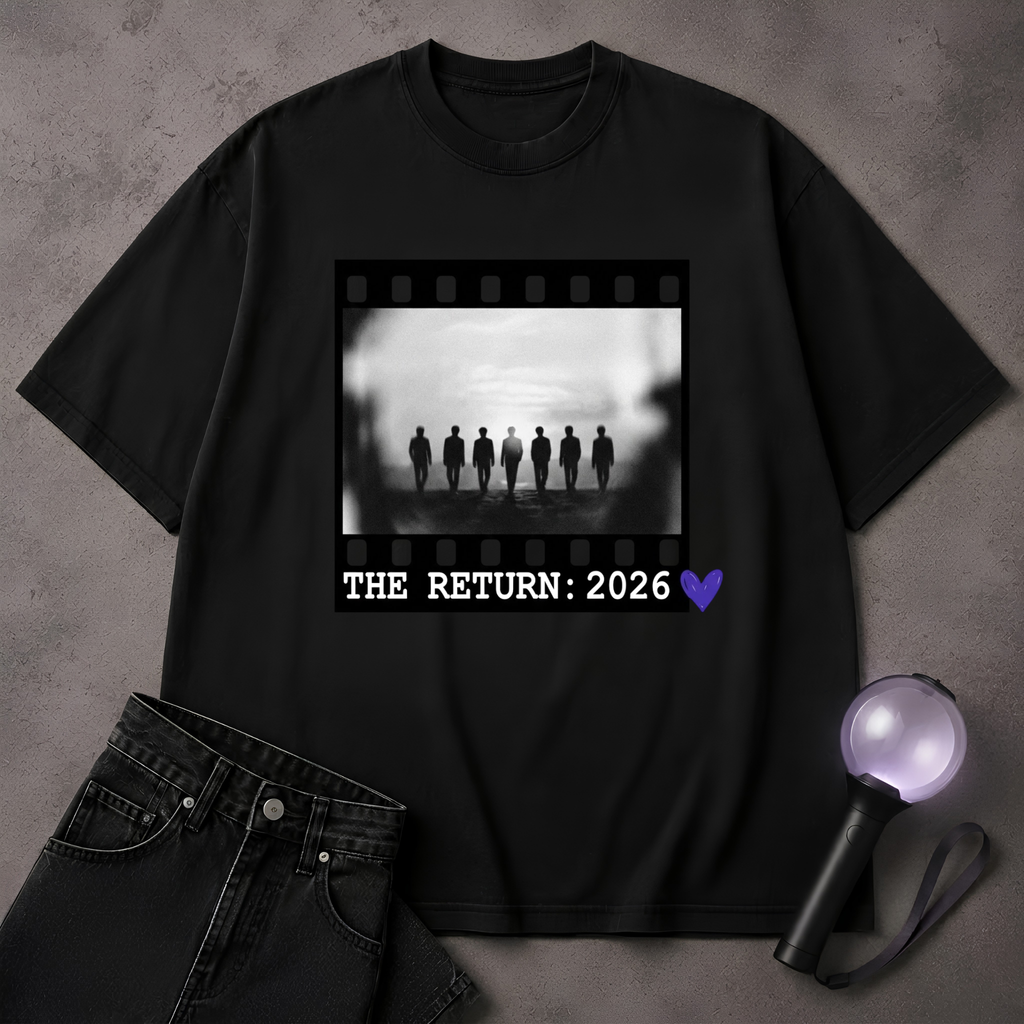 BTS The Return 2026 T-Shirt | ARMY Comeback Fan Shirt | Kpop Tee