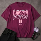 BTS x Stray Kids Fan T-Shirt | Kpop Love T-Shirt |  Kpop Gift