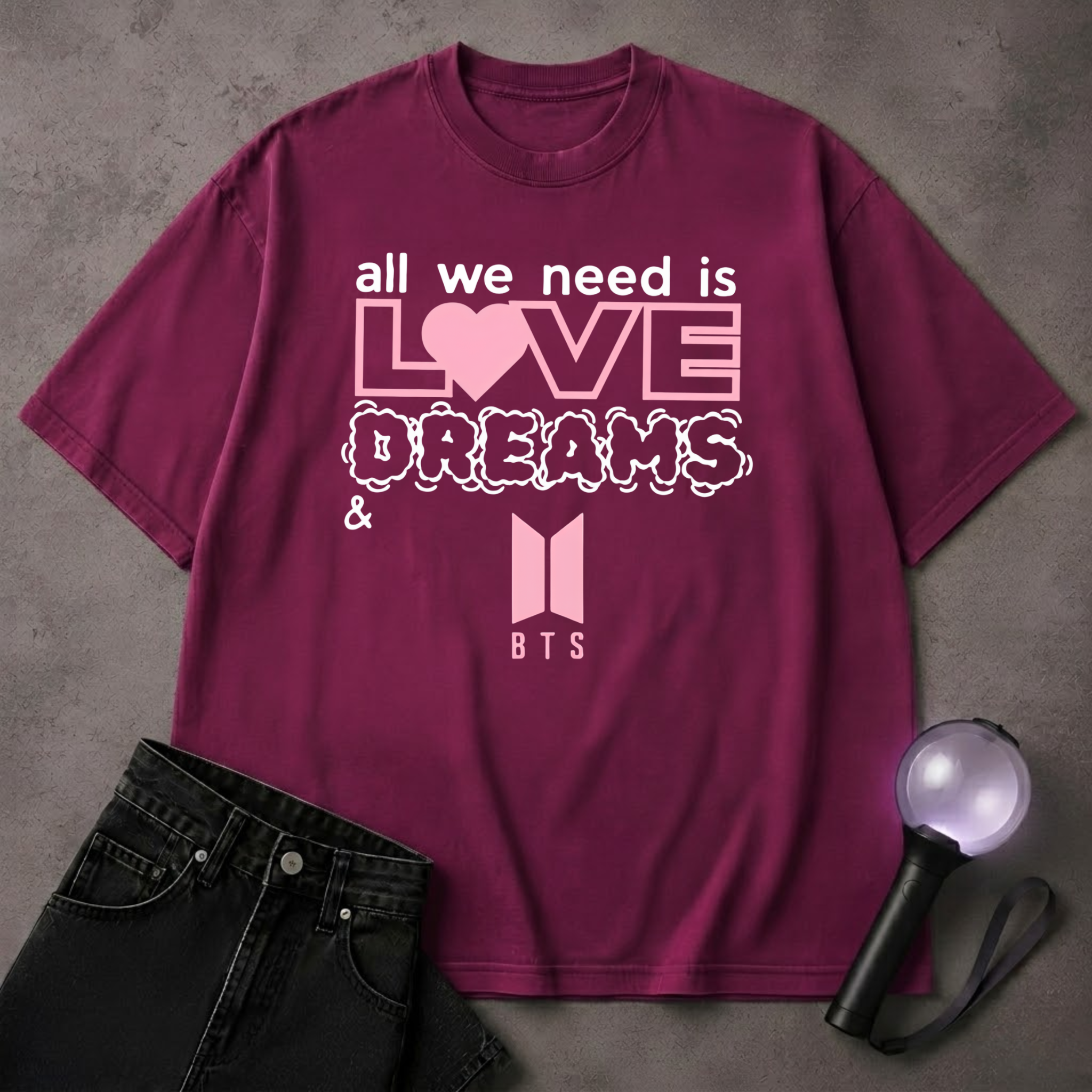BTS x Stray Kids Fan T-Shirt | Kpop Love T-Shirt |  Kpop Gift