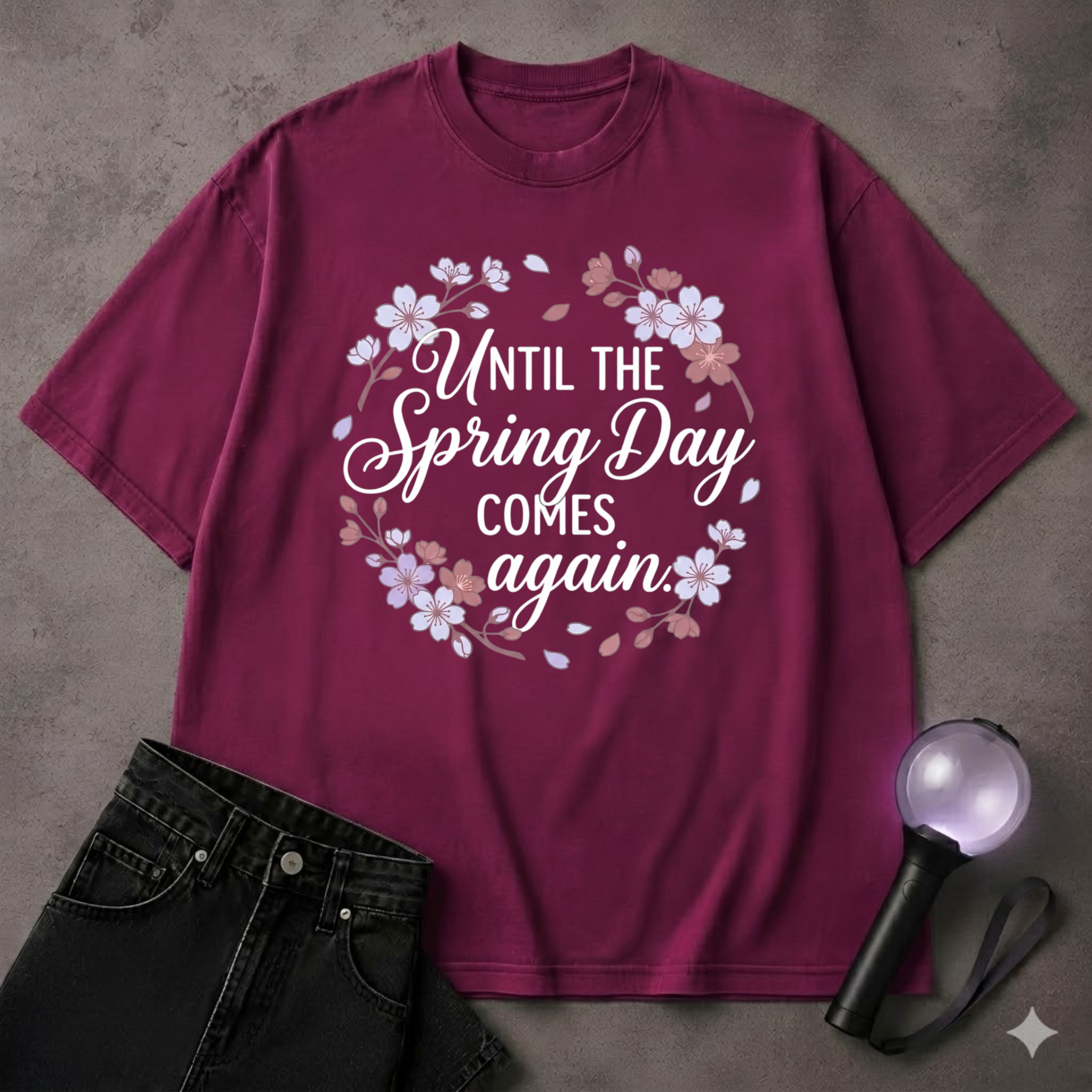 Spring Day BTS lyrics song T-Shirt | ARMY Fan Tee | Korean Pop Gift