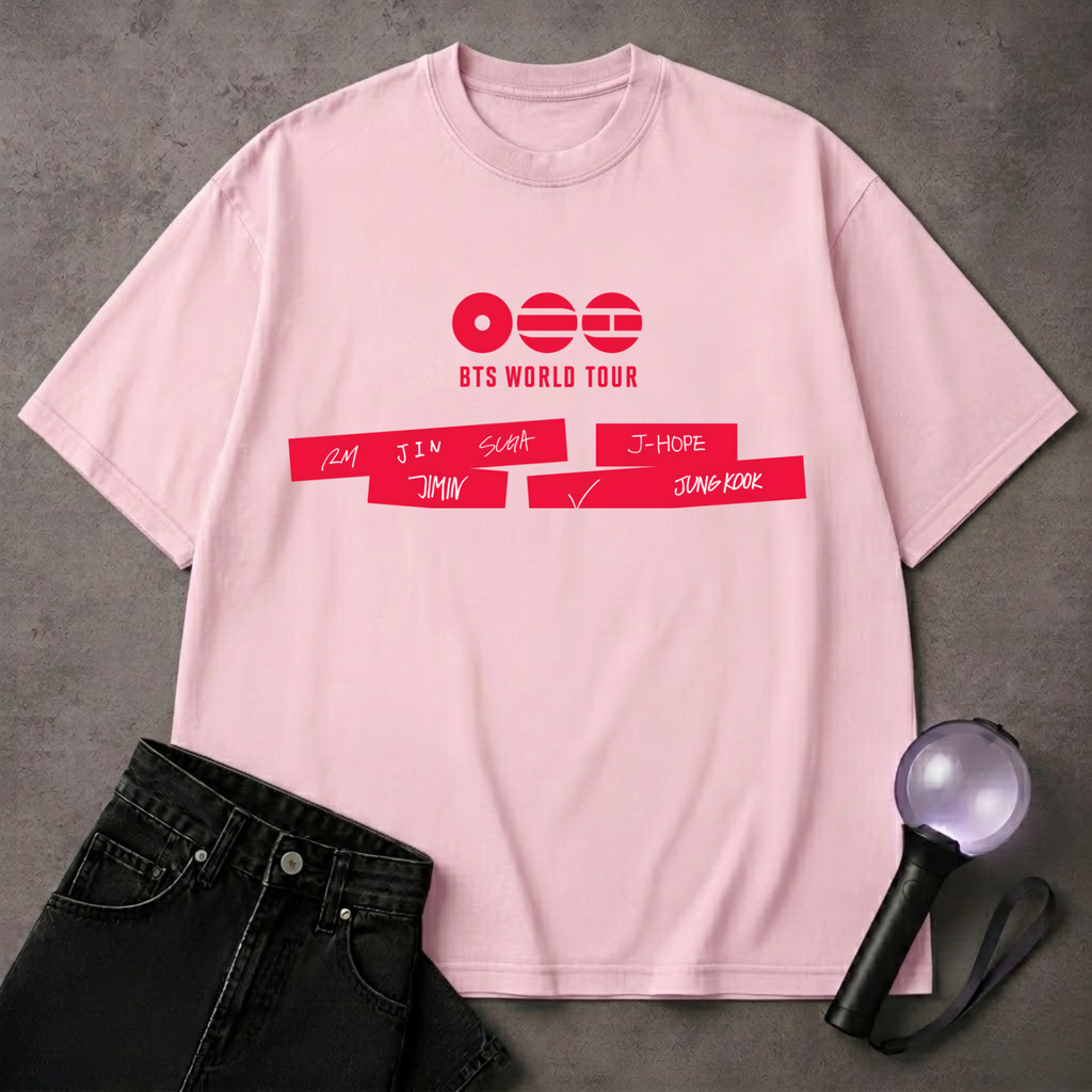 BTS World Tour concert 2026, Bangtan Comeback Arirang t-shirt