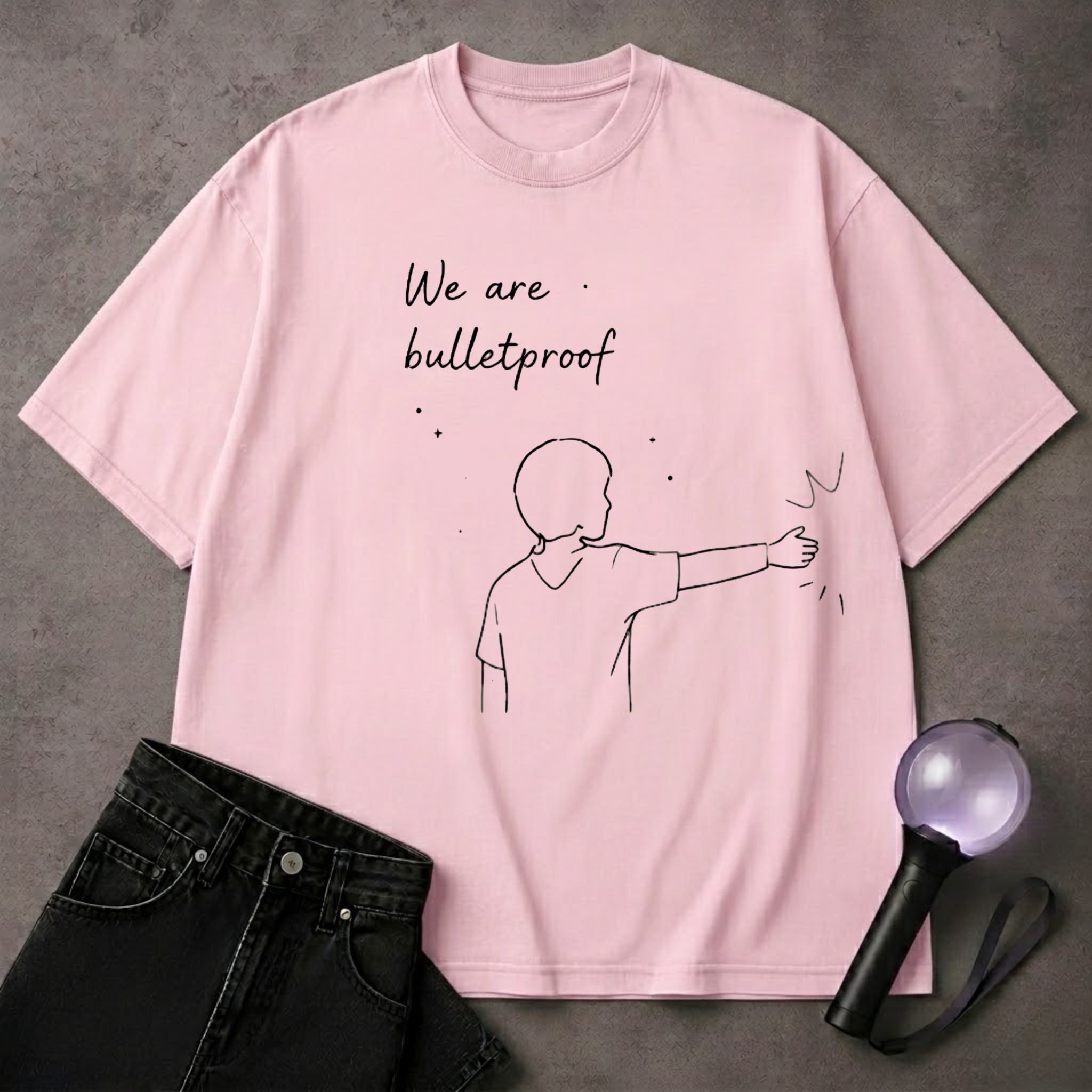 Best Friend BTS Inspired T-Shirt Set | Bulletproof Friendship Tee | ARMY Gift
