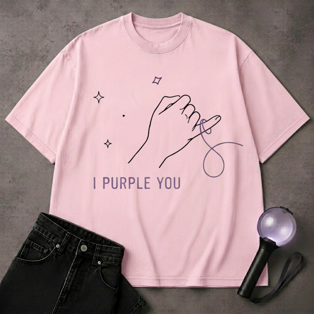 I Purple You BTS Friendship T-Shirt | BTS Inspired ARMY Best Friend Tee