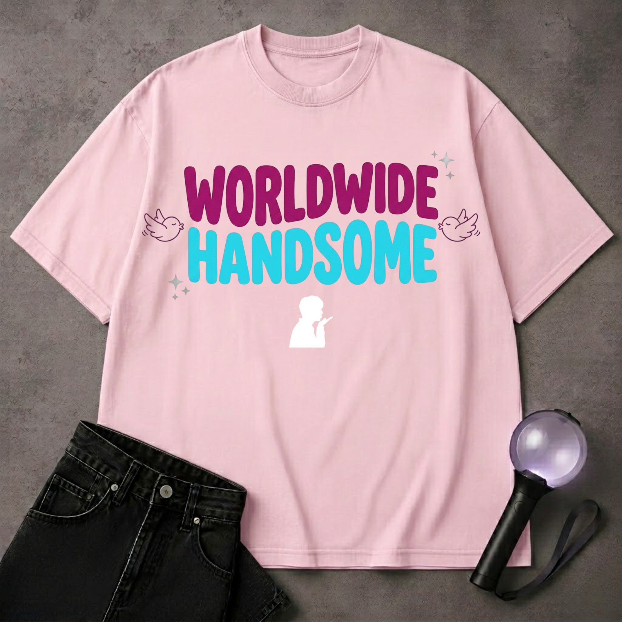 Worldwide Handsome Jin BTS T-Shirt | Kpop Fan Gift | ARMY Tee