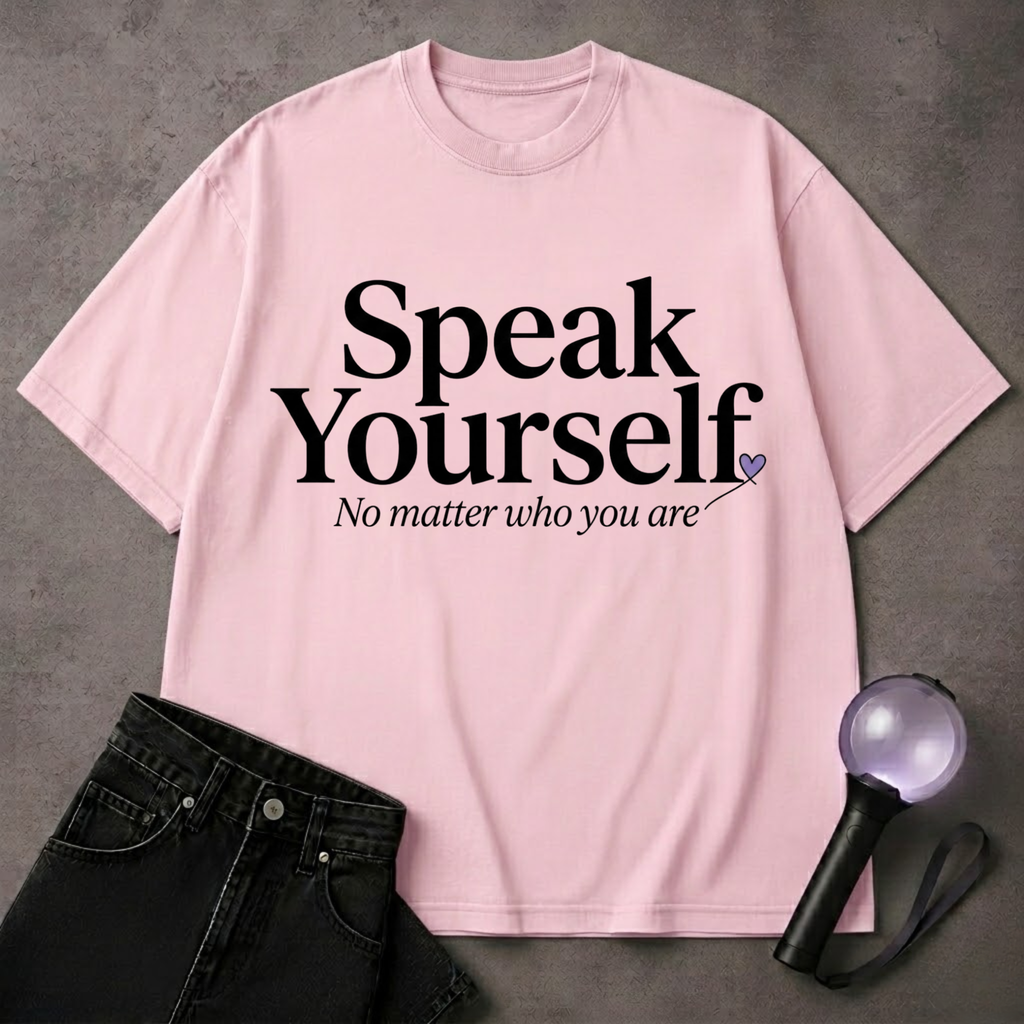 Speak Yourself RM Kim Nam-joon T-Shirt | ARMY Concert Beautifull Message Shirt | Kpop Fan Gift