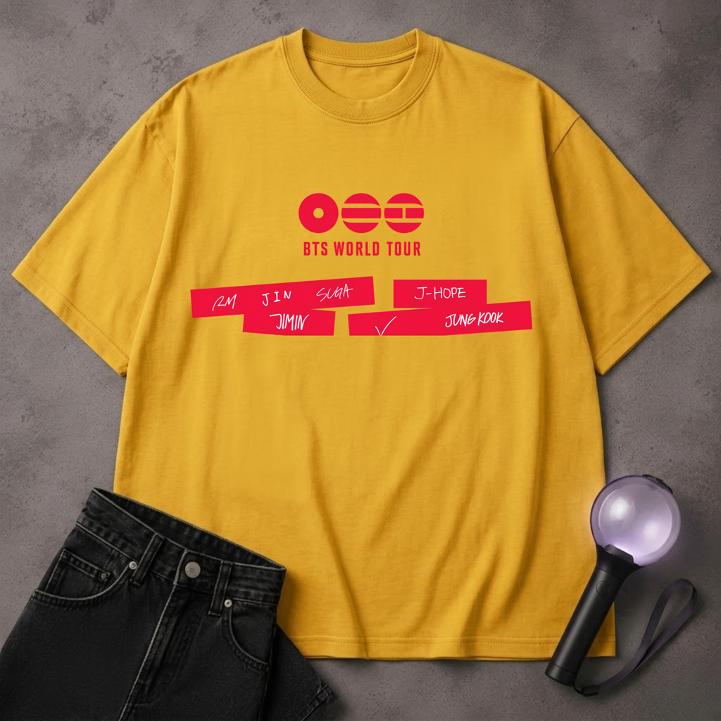 BTS World Tour concert 2026, Bangtan Comeback Arirang t-shirt