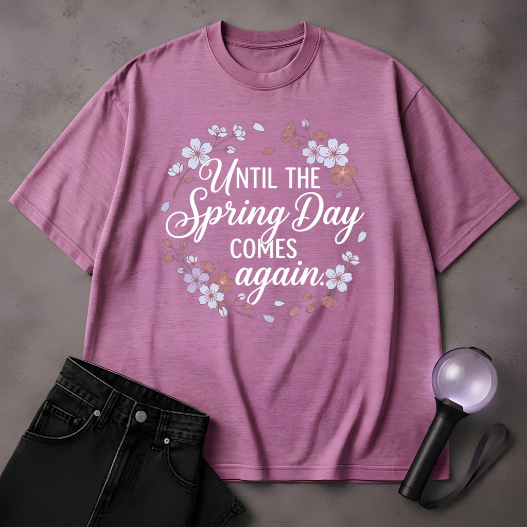Spring Day BTS lyrics song T-Shirt | ARMY Fan Tee | Korean Pop Gift
