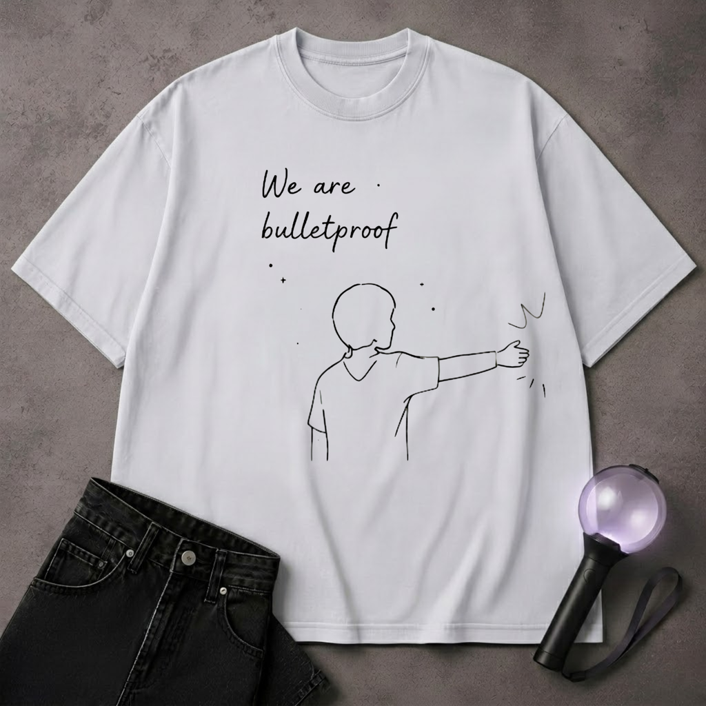 Best Friend BTS Inspired T-Shirt Set | Bulletproof Friendship Tee | ARMY Gift