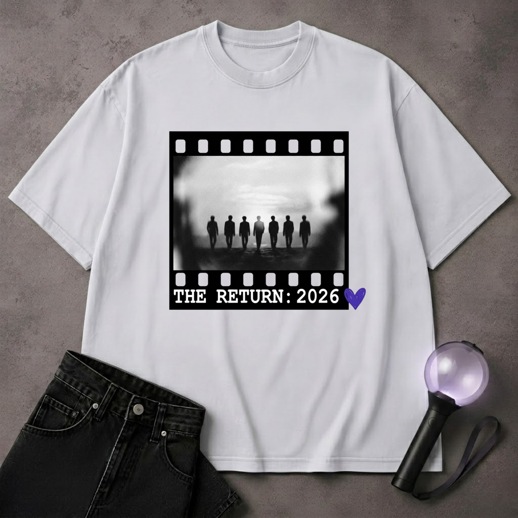 BTS The Return 2026 T-Shirt | ARMY Comeback Fan Shirt | Kpop Tee