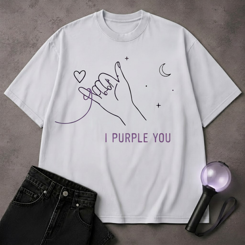 I Purple You BTS Friendship T-Shirt | BTS Inspired ARMY Best Friend Tee