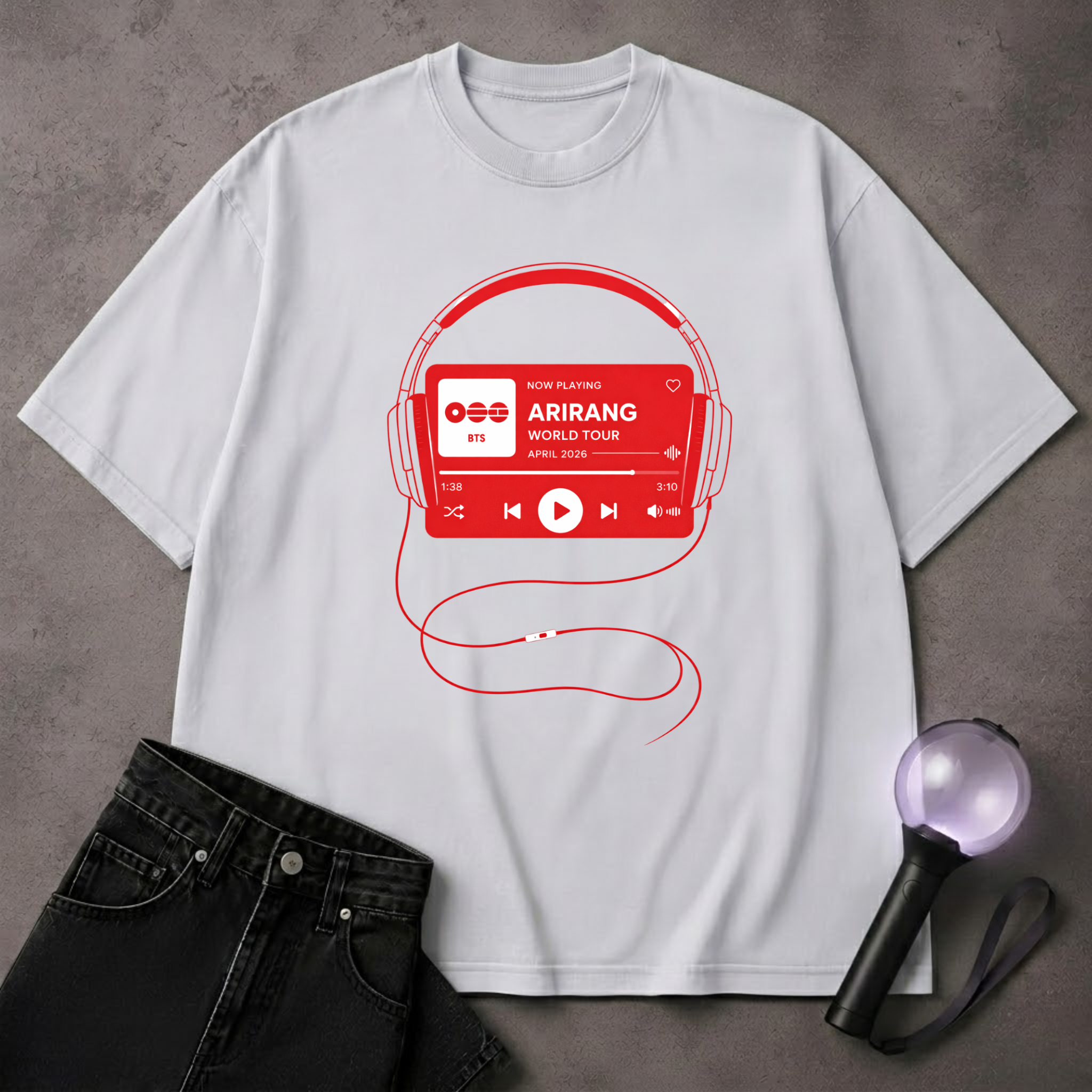 Spotify BTS Arirang Song T-Shirt | Kpop Music Fan Tee | ARMY Gift