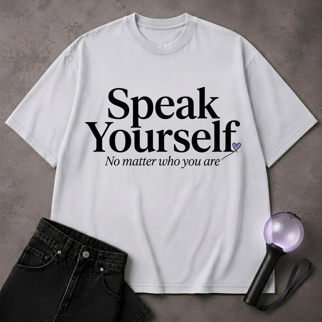Speak Yourself RM Kim Nam-joon T-Shirt | ARMY Concert Beautifull Message Shirt | Kpop Fan Gift
