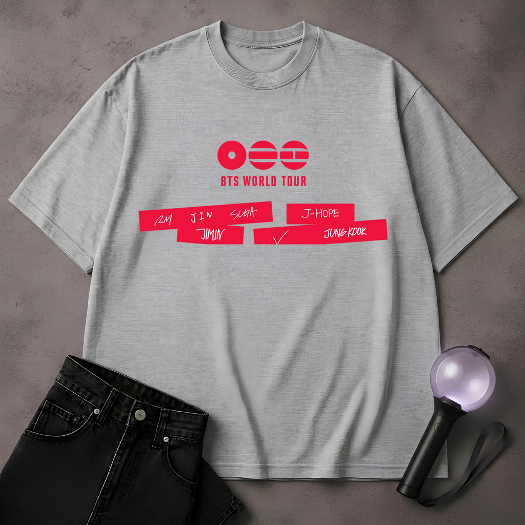 BTS World Tour concert 2026, Bangtan Comeback Arirang t-shirt