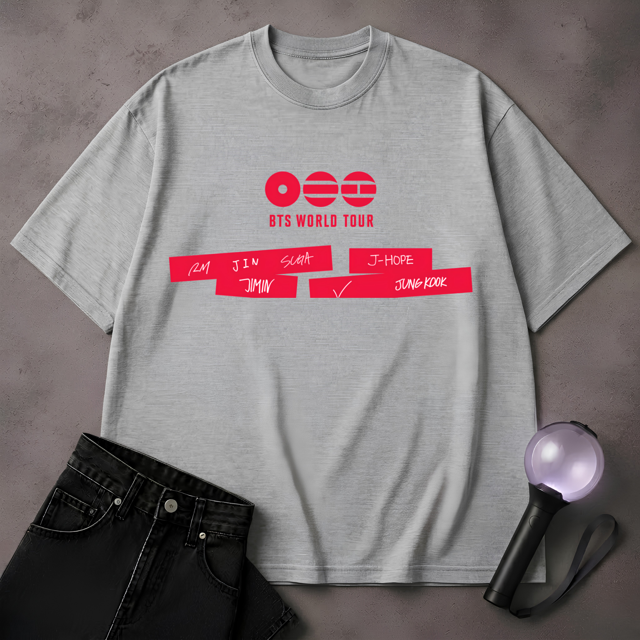 BTS World Tour concert 2026, Bangtan Comeback Arirang t-shirt
