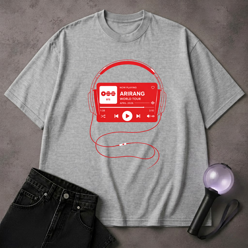 Spotify BTS Arirang Song T-Shirt | Kpop Music Fan Tee | ARMY Gift