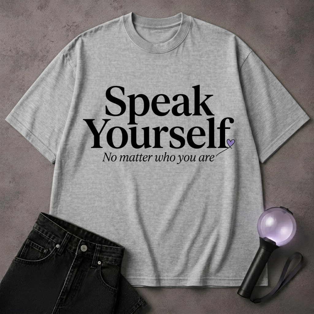 Speak Yourself RM Kim Nam-joon T-Shirt | ARMY Concert Beautifull Message Shirt | Kpop Fan Gift