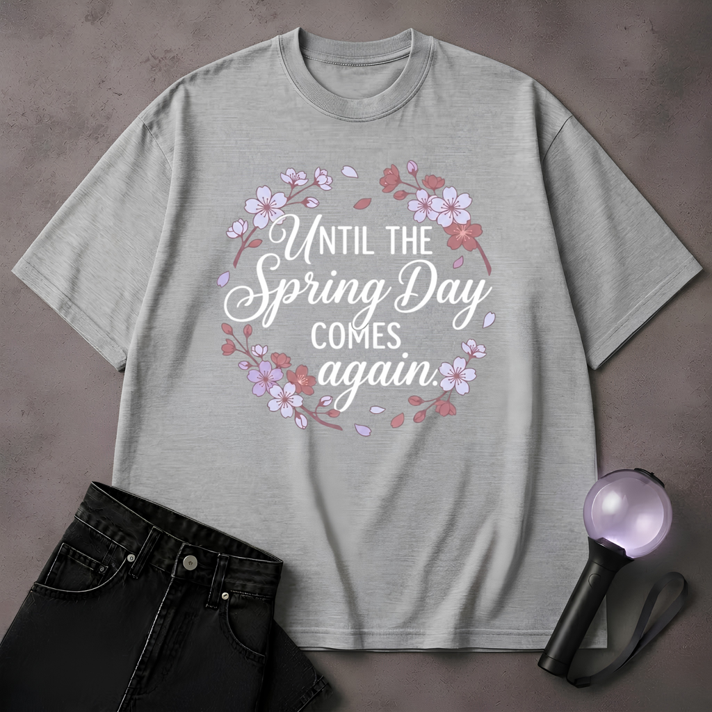 Spring Day BTS lyrics song T-Shirt | ARMY Fan Tee | Korean Pop Gift