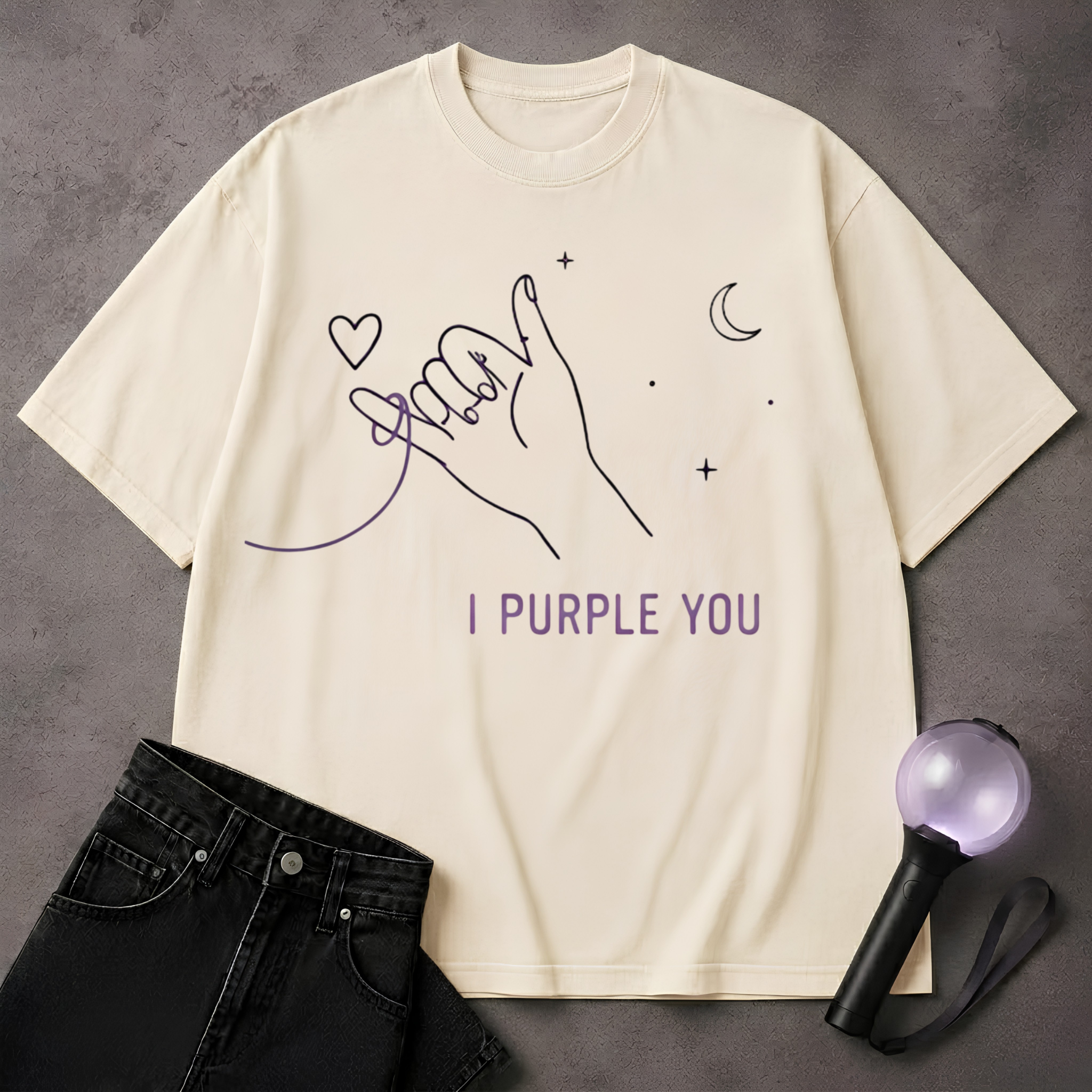 I Purple You BTS Friendship T-Shirt | BTS Inspired ARMY Best Friend Tee
