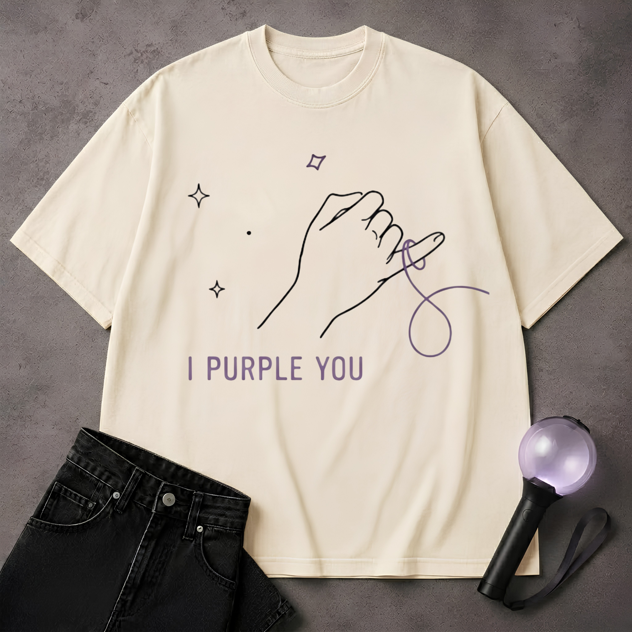 I Purple You BTS Friendship T-Shirt | BTS Inspired ARMY Best Friend Tee