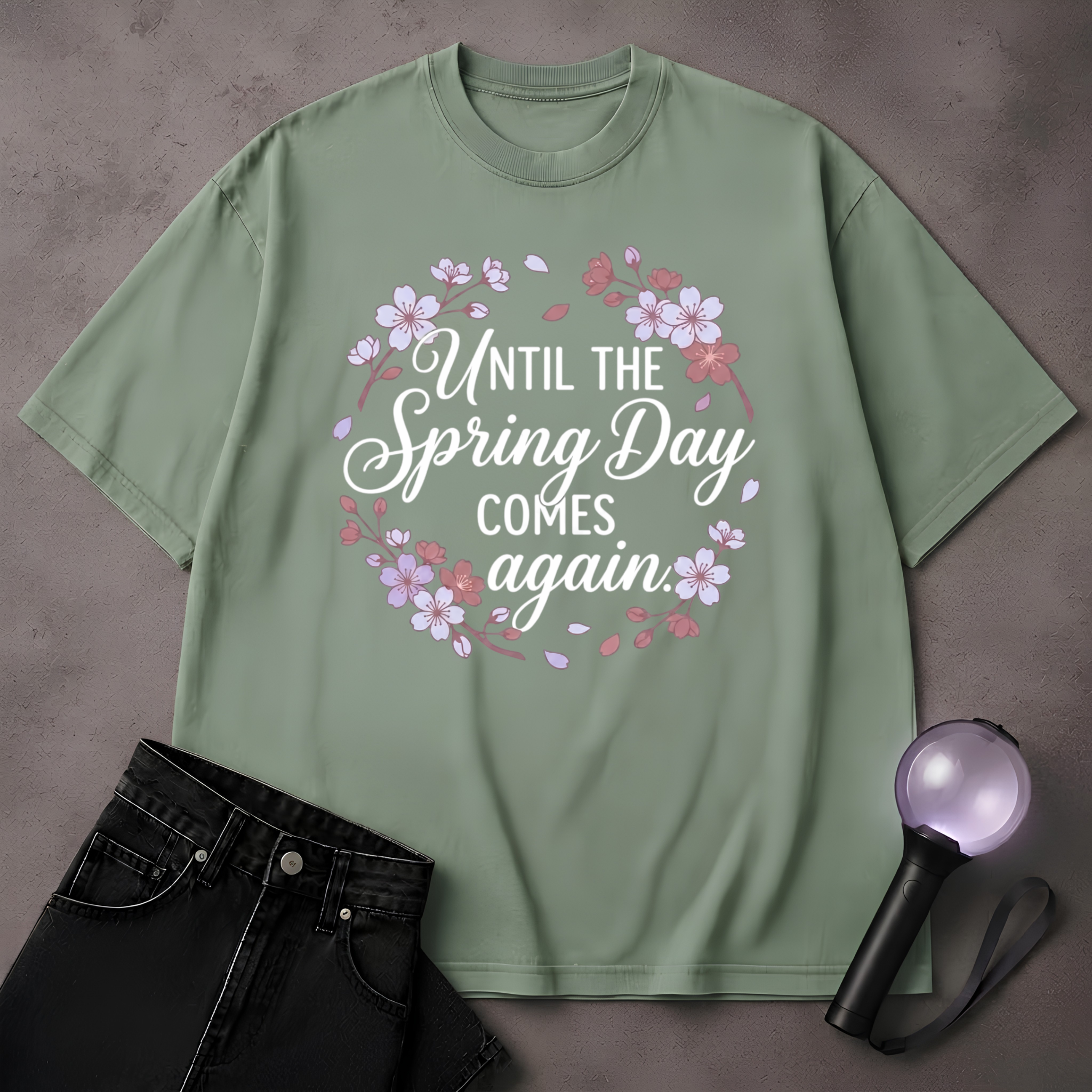 Spring Day BTS lyrics song T-Shirt | ARMY Fan Tee | Korean Pop Gift