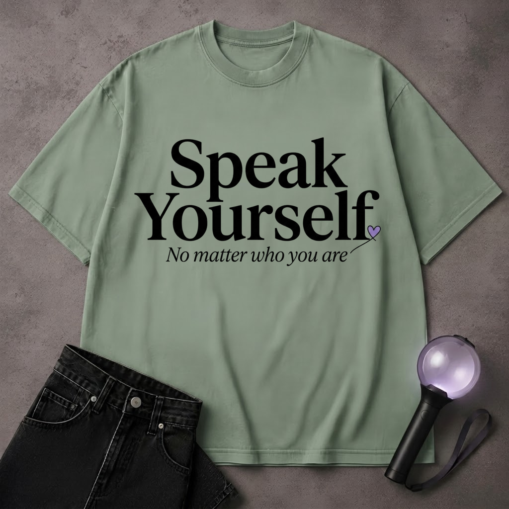 Speak Yourself RM Kim Nam-joon T-Shirt | ARMY Concert Beautifull Message Shirt | Kpop Fan Gift