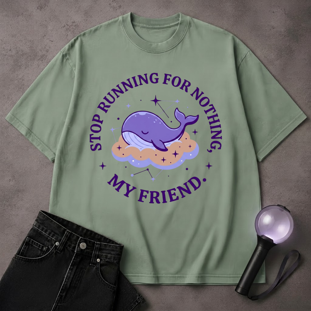 Stop Running For Nothing My Friend BTS T-Shirt | BTS ARMY Shirt | Kpop Fan Tee