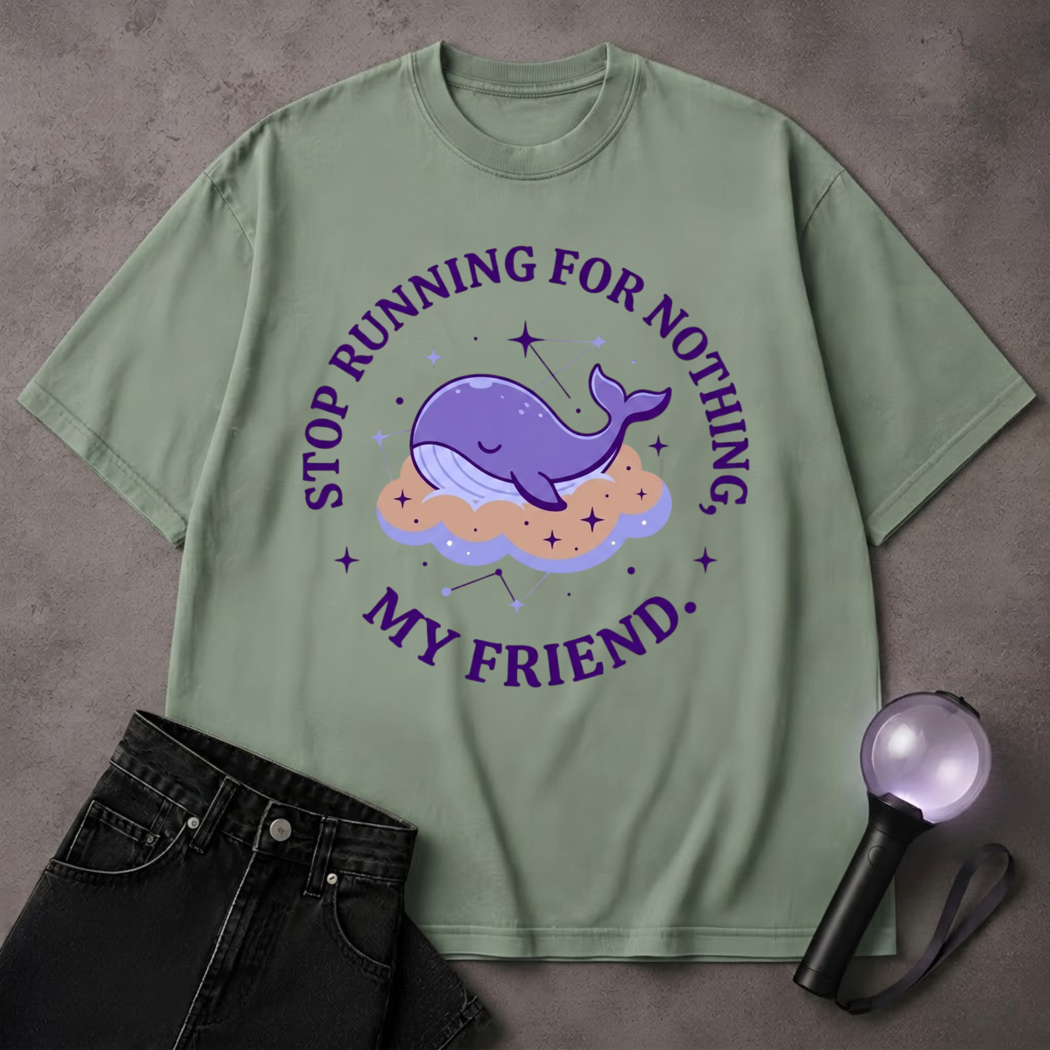 Stop Running For Nothing My Friend BTS T-Shirt | BTS ARMY Shirt | Kpop Fan Tee