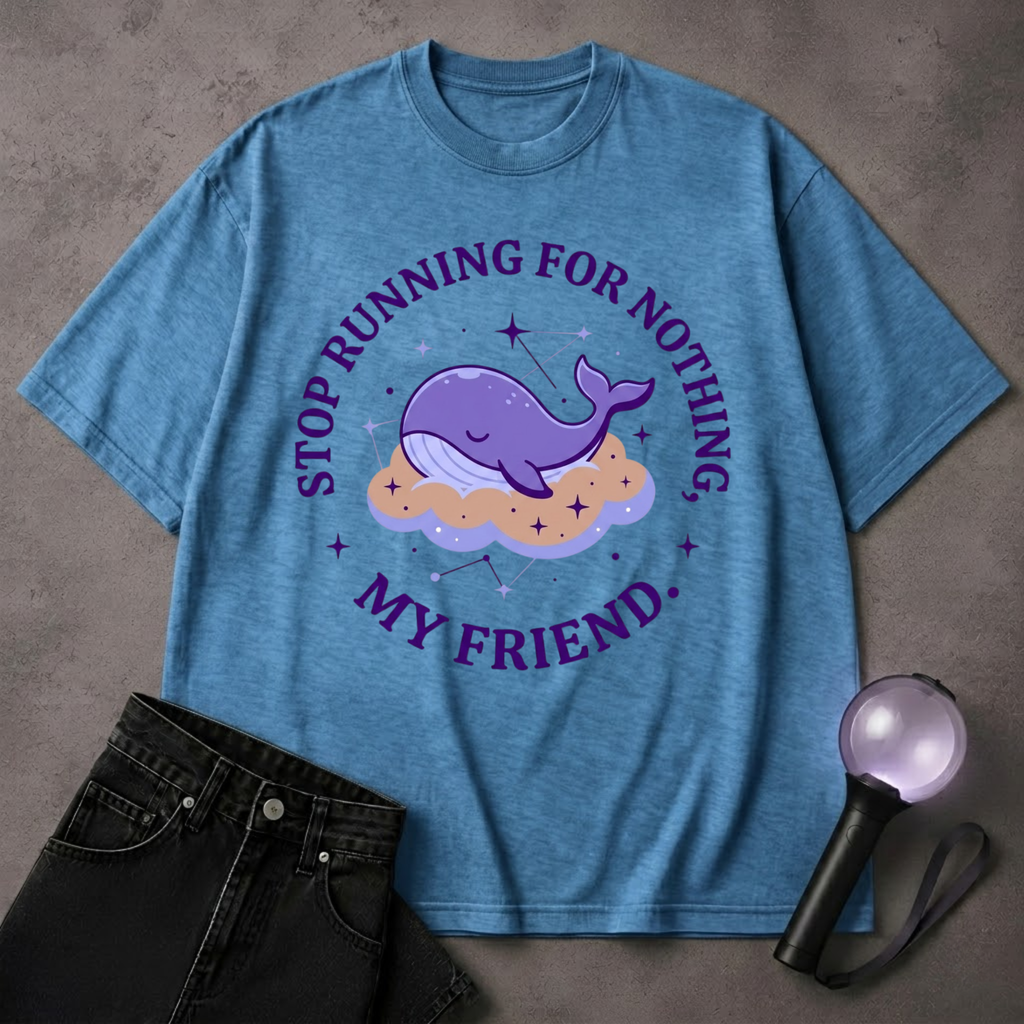 Stop Running For Nothing My Friend BTS T-Shirt | BTS ARMY Shirt | Kpop Fan Tee