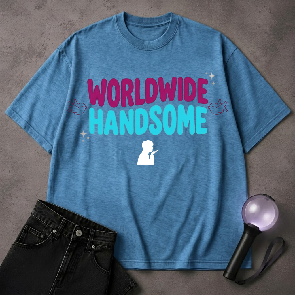 Worldwide Handsome Jin BTS T-Shirt | Kpop Fan Gift | ARMY Tee