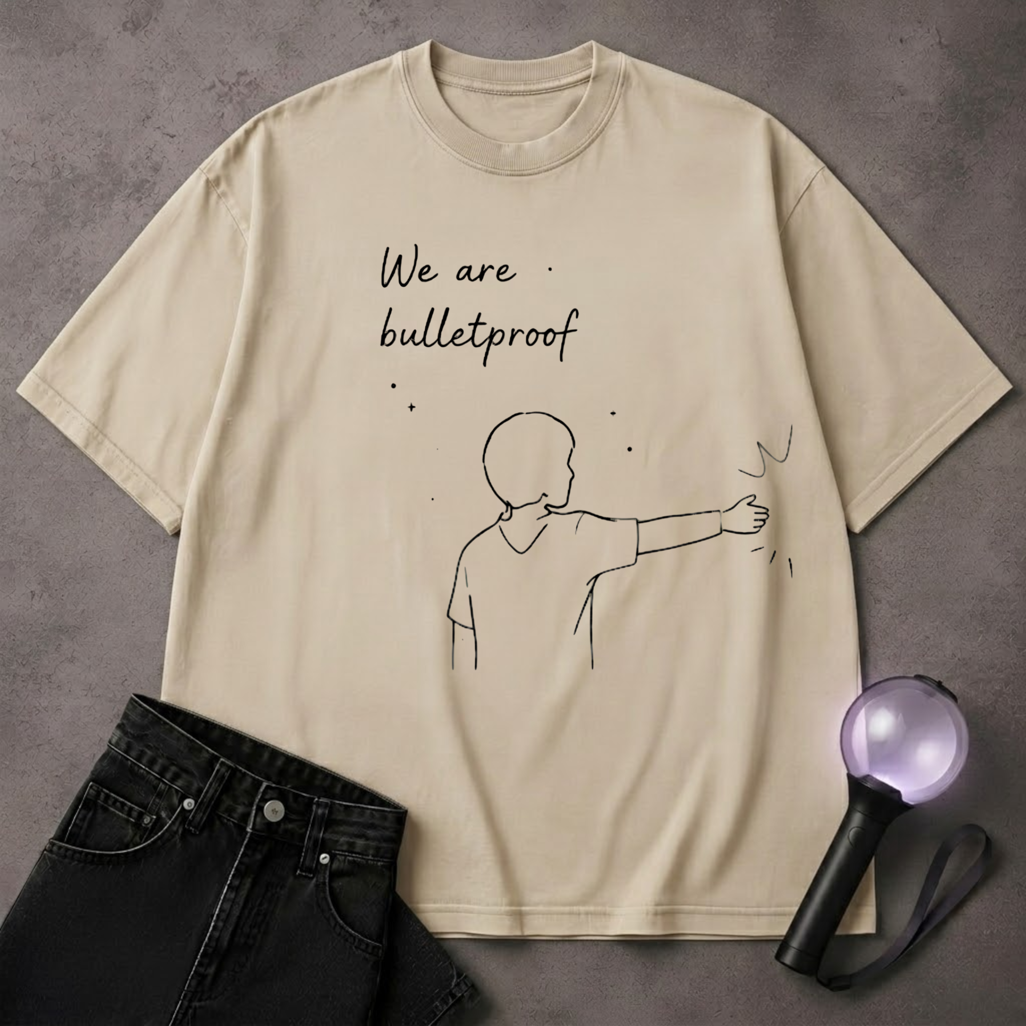 Best Friend BTS Inspired T-Shirt Set | Bulletproof Friendship Tee | ARMY Gift