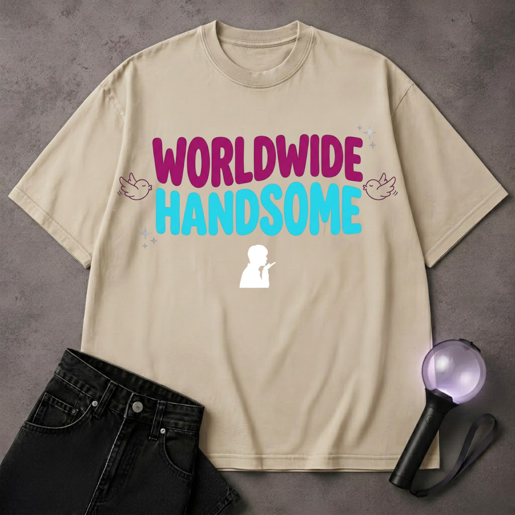 Worldwide Handsome Jin BTS T-Shirt | Kpop Fan Gift | ARMY Tee