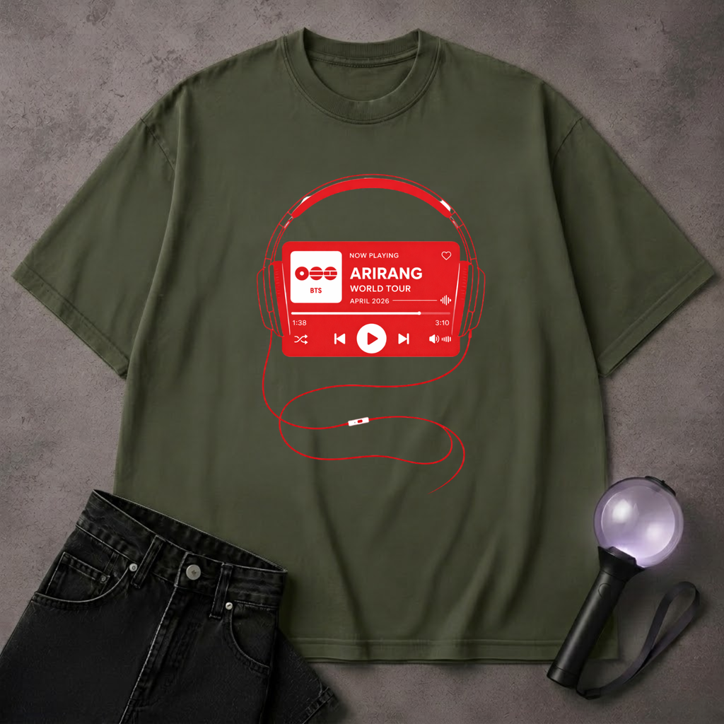Spotify BTS Arirang Song T-Shirt | Kpop Music Fan Tee | ARMY Gift