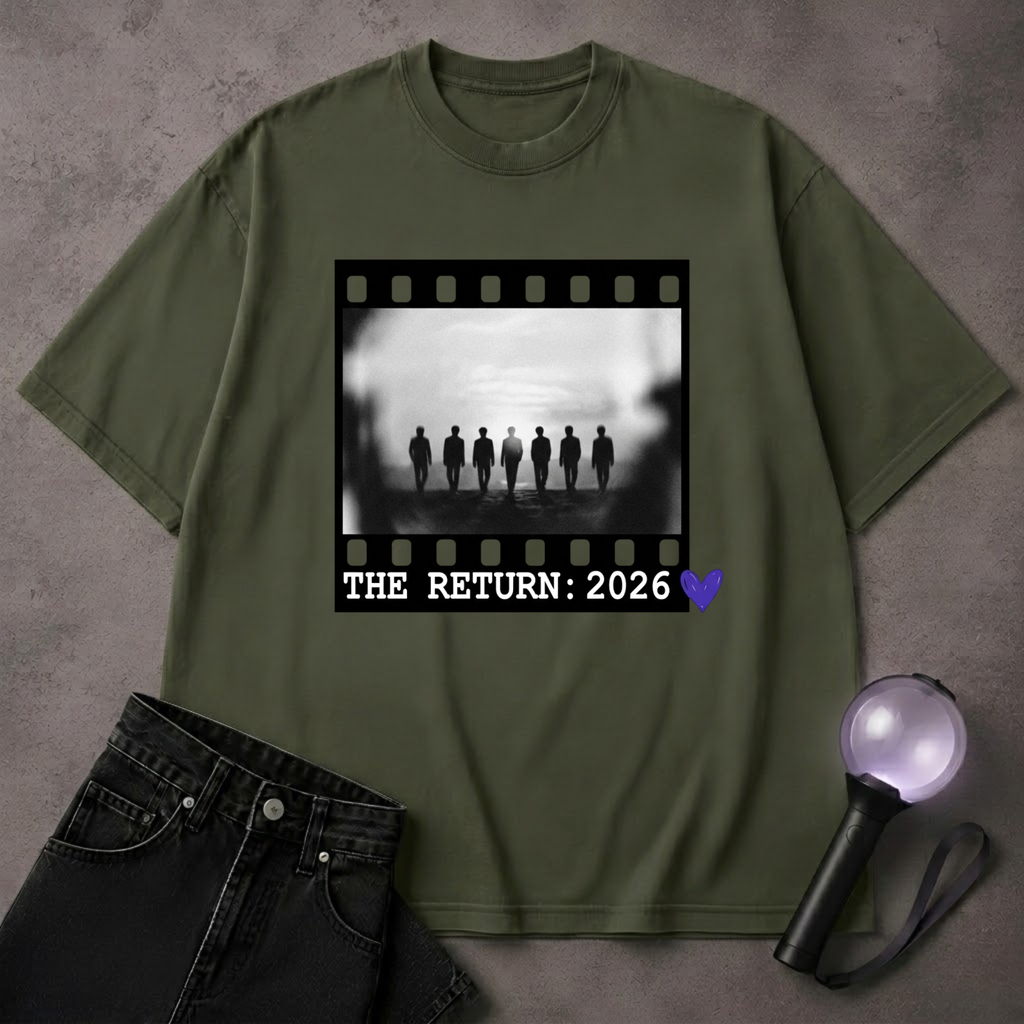 BTS The Return 2026 T-Shirt | ARMY Comeback Fan Shirt | Kpop Tee