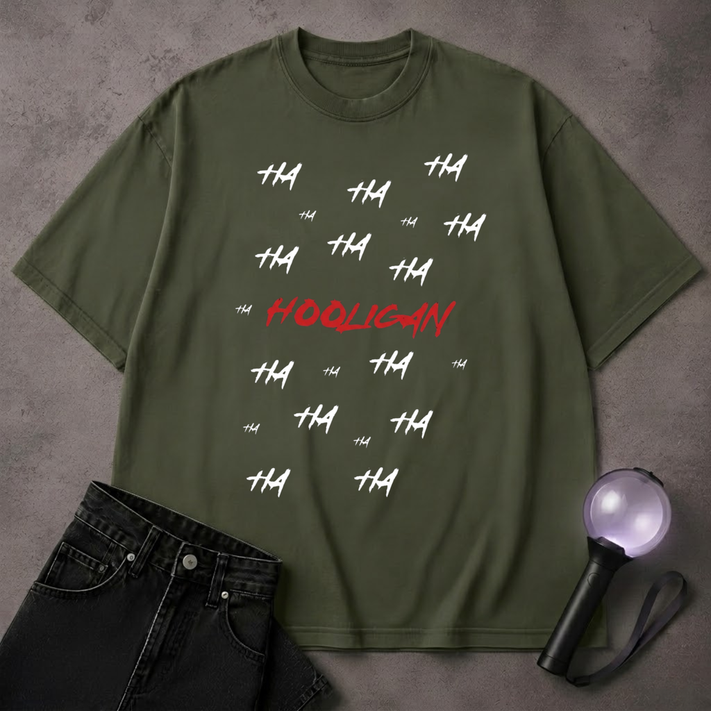 Hooligan BTS Inspired Graphic T-Shirt | ARMY Streetwear Kpop Tee